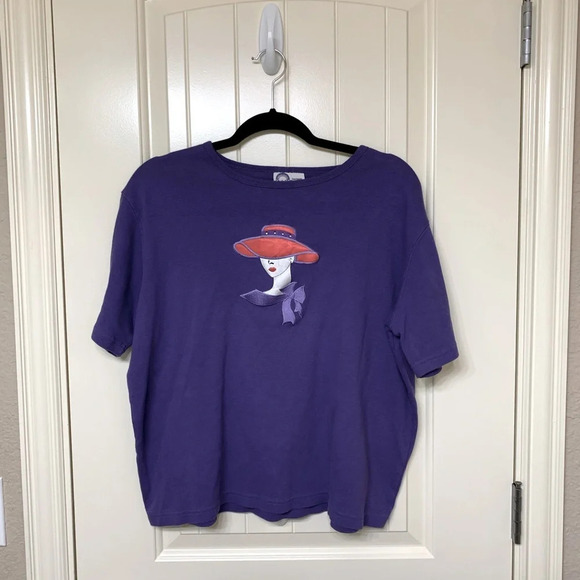 Vintage Embroidered Tee - Picture 1 of 6